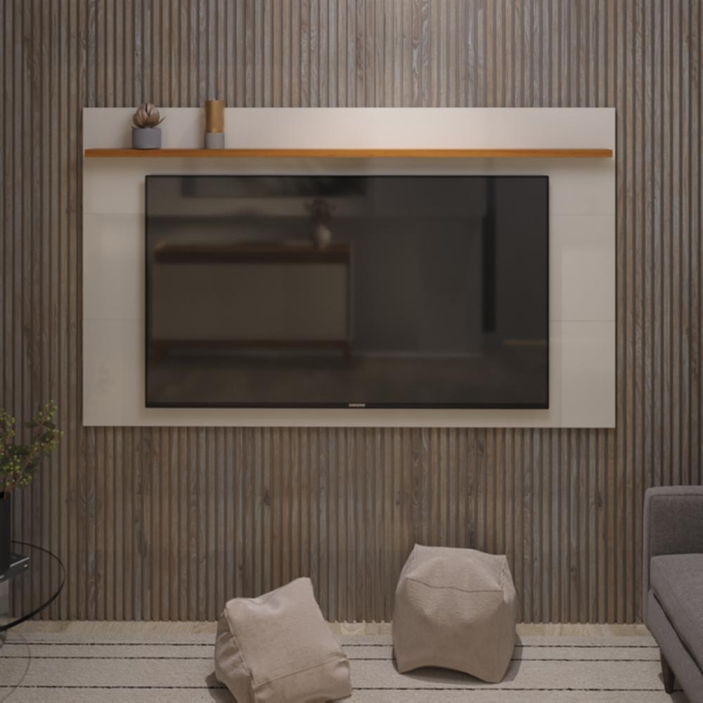 PAINEL PARA TV ATÉ 70 POLEGADAS ASTÚRIAS 180 CM COM PRATELEIRA DECORATIVA em Oferta na Shopee
