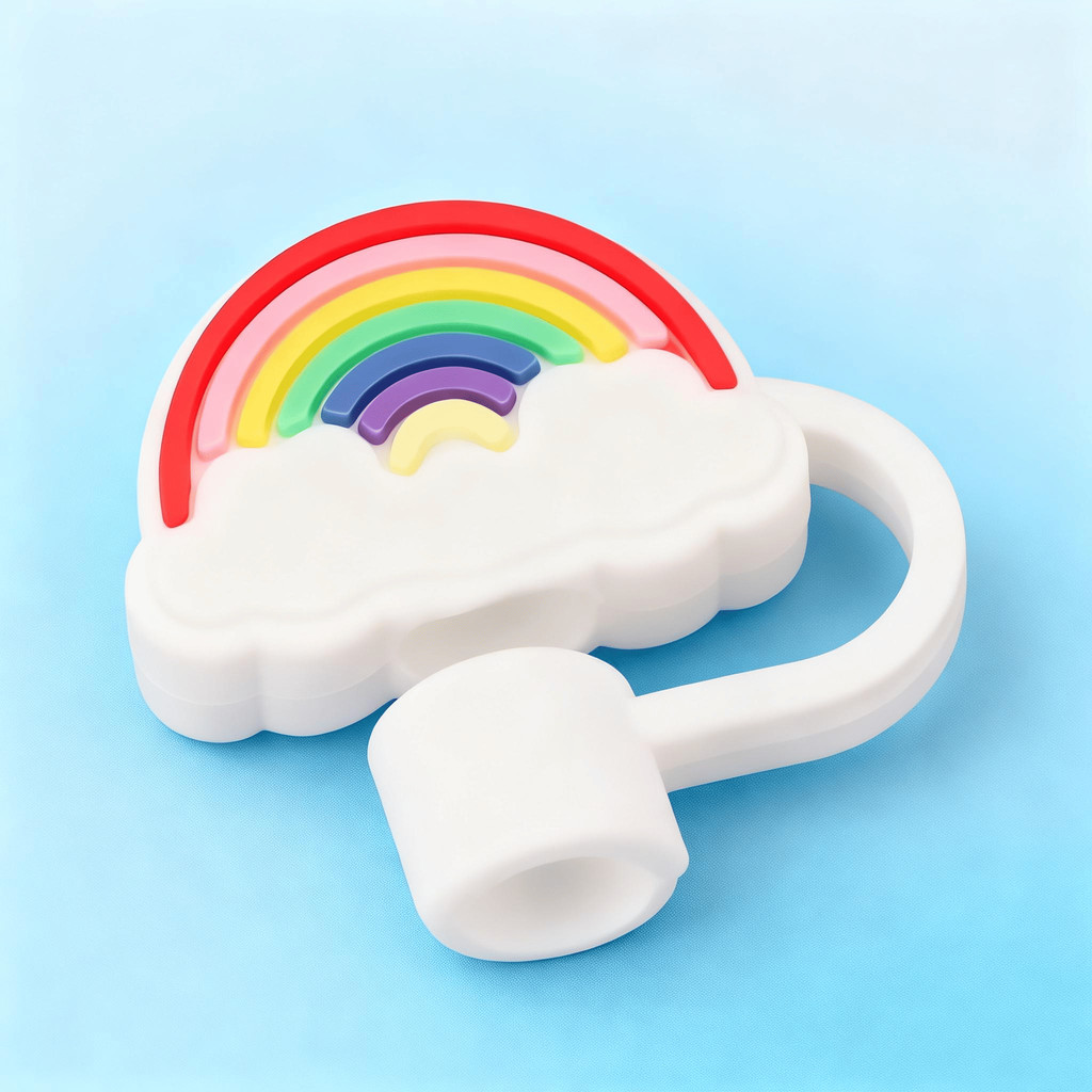 Kit Tampas Decorativas para Canudos 10mm 💖 Acessório para Copos