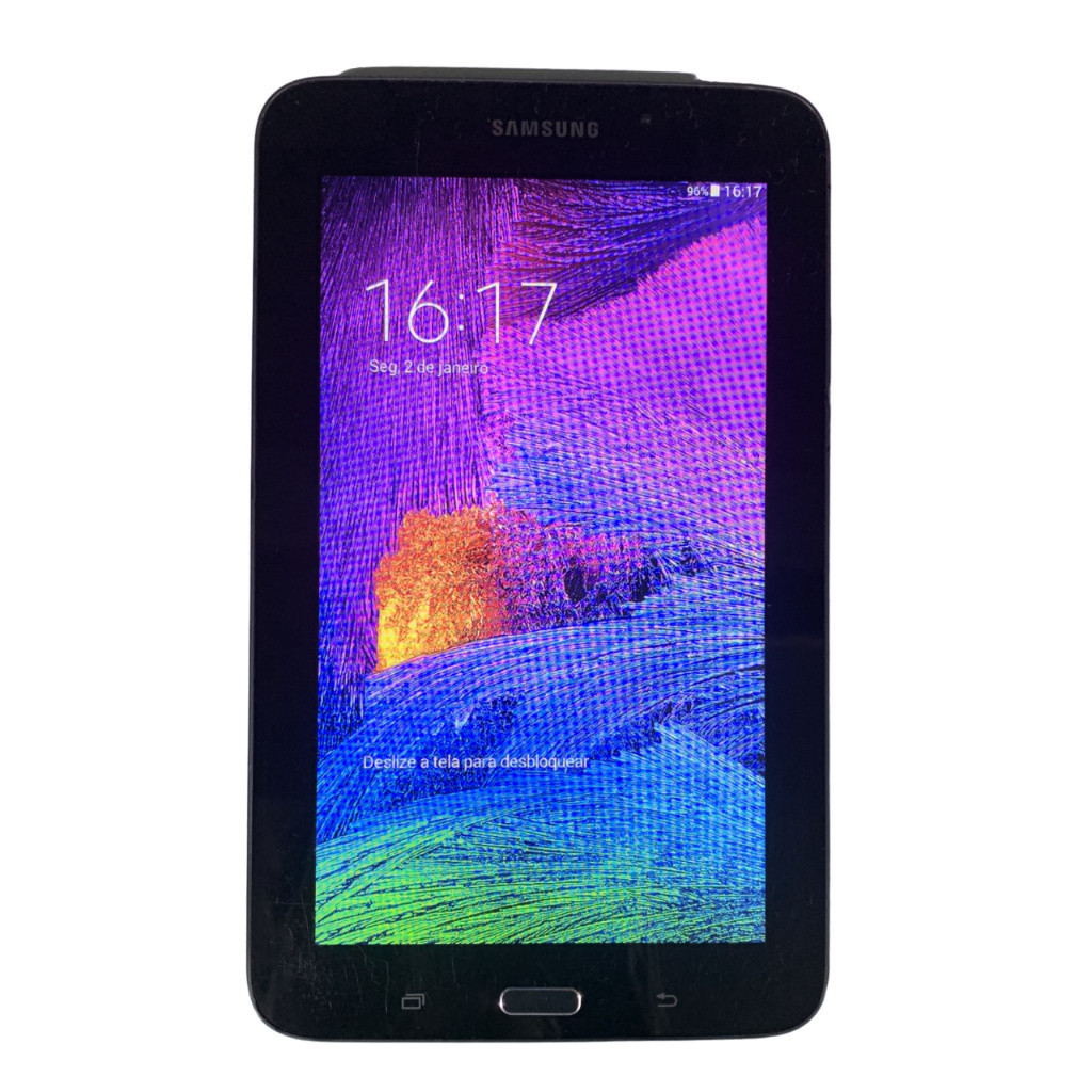 Tablet Samsung SM-T113 7 Android 4.4 WiFi 1GB RAM ideal para crianças PRETO