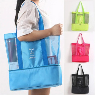 Nova Bolsa Térmica Isolante, Bolsa de Almoço Portátil, Bolsa de Ombro Prática, Bolsa Térmica para Piquenique, Bolsa de P