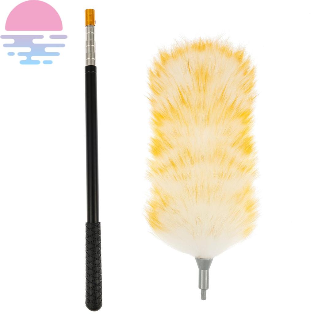 Espanador Extensível De Lã Artificial , Telescópico Reutilizável Para Limpeza De Tetos Altos , Prateleiras De Ventilador