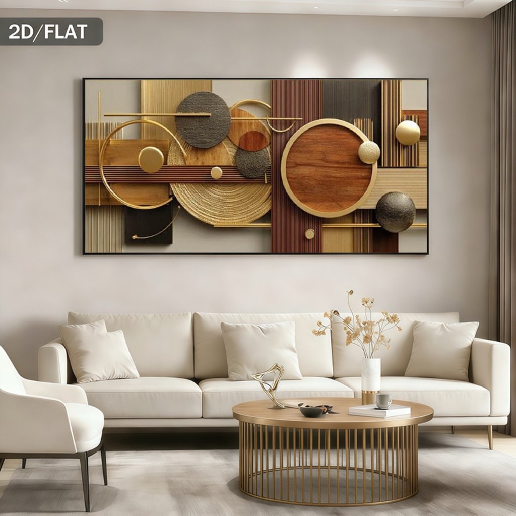 Quadro Decorativo 120x90cm destaque tendência serenidade modernidade Decore Sala,Quarto,Copa,consultório,escritório,hall