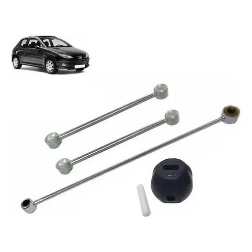 Kit Hastes + Bucha Do Trambulador Peugeot 206 1.0 16v