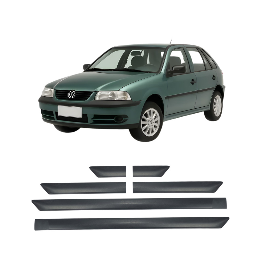 Friso Lateral Gol Parati G2 G3 E G4 4 Portas Modelo Original