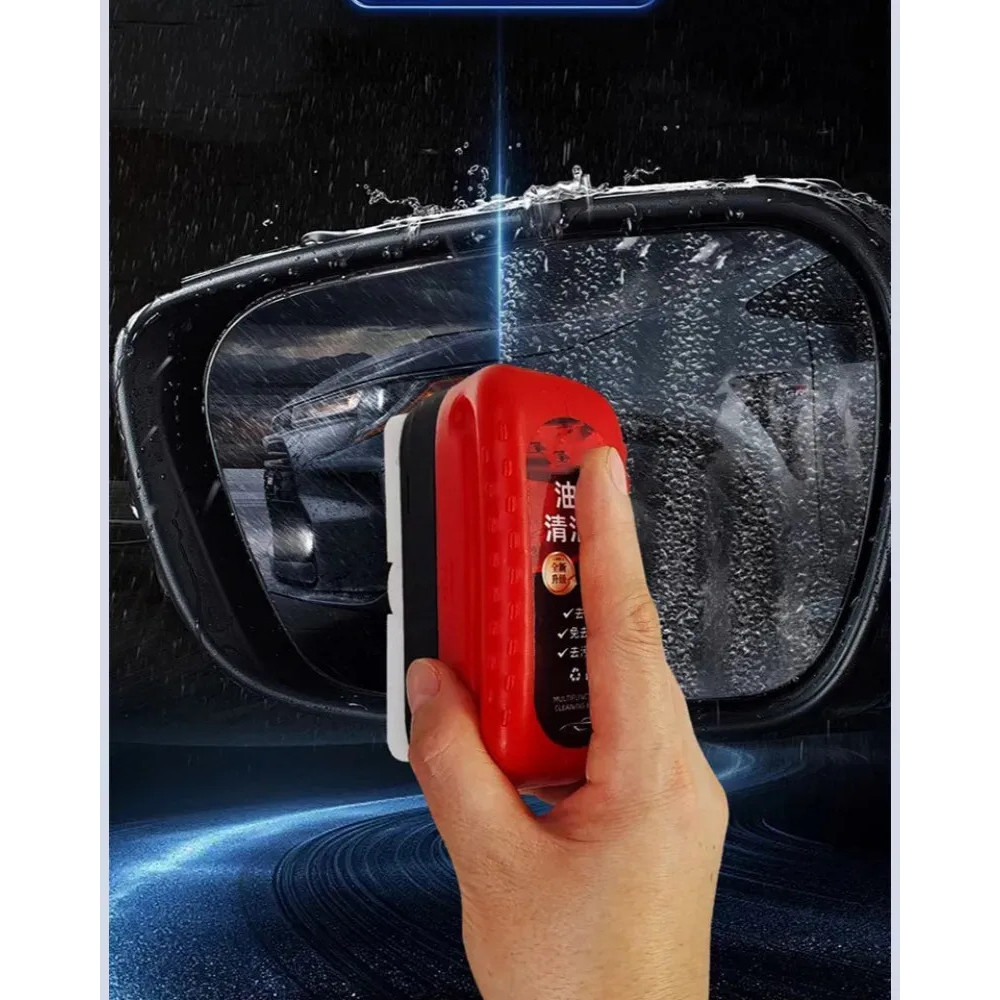 3pcs Escova para limpeza de resíduo e película de óleo em vidros automotivos