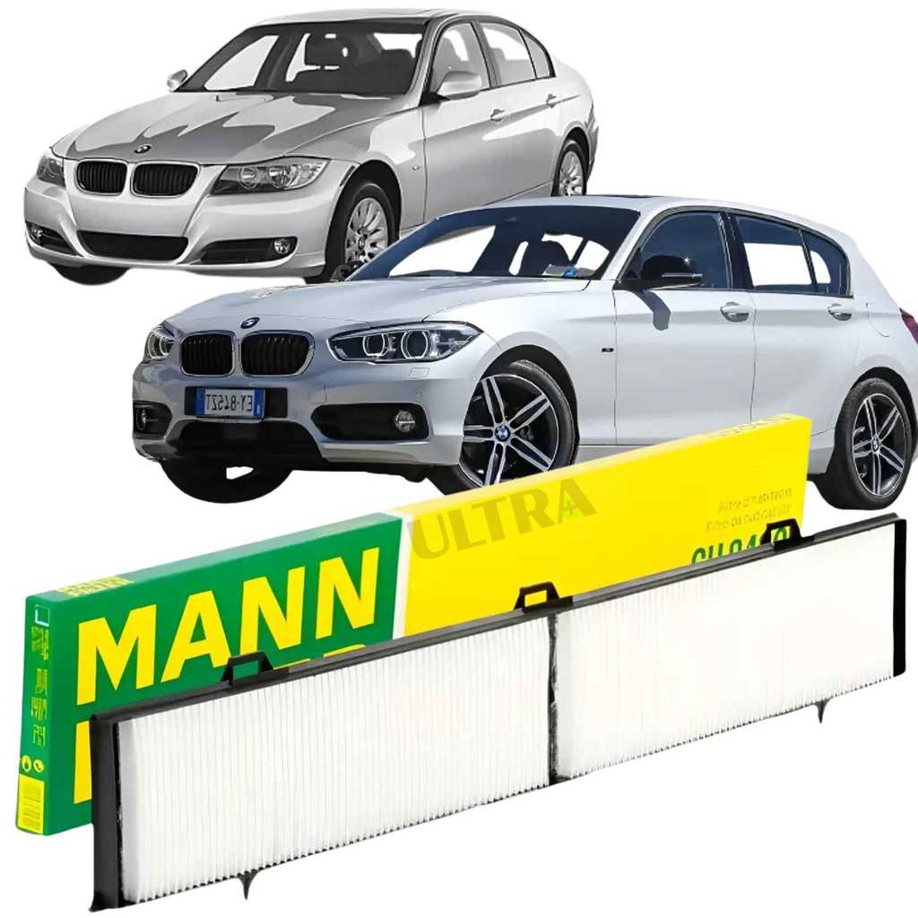 Filtro Ar Cabine Ar Condicionado para BMW 118 / 120 / 130 / 135 / 318 / 320 / 325 / 330 / 335 / X1 (Mann-Filter CU8430)