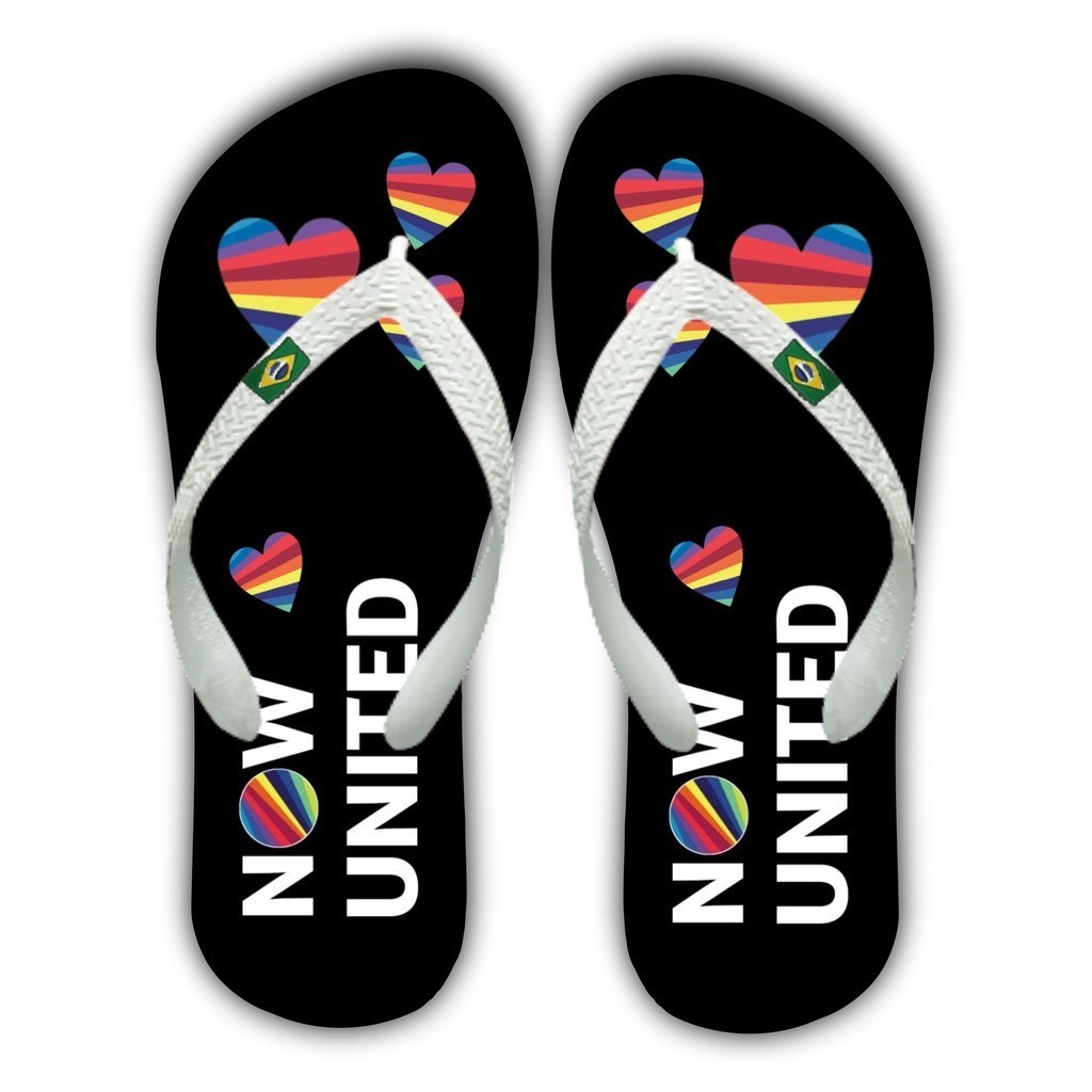 Chinelo Exclusivo em Oferta NOW UNITED Envio Rápido chinelos exclusivos