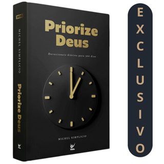 Devocional 365 Dias Priorize Deus 2025 De Michel Simplício Editorial Vida Capa Dura Em Português 2025 em Oferta na Shopee