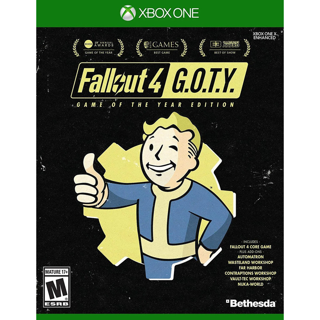 Edição Jogo Do Ano Do Videogame Fallout 4 - Xbox One