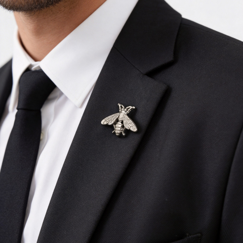 Broche De Abelha Fofo Vnox Para Homens E Mulheres, Metal Clássico Vintage, Acessório De Moda, Presente · foto 2