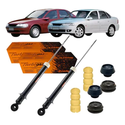 Par Amortecedores Traseiro Cofap + Kits Vectra 1996 A 2005