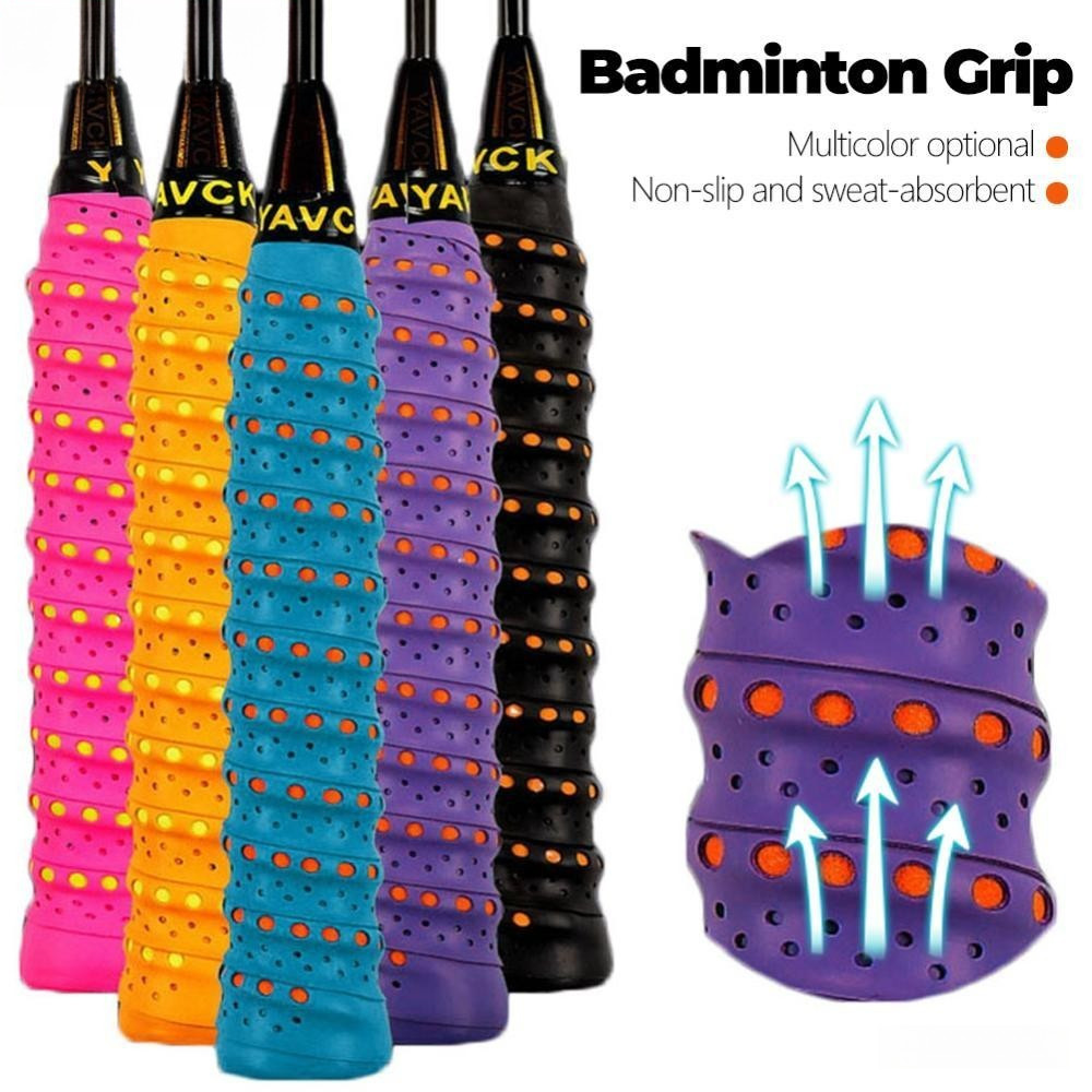 Fita Antiderrapante Badminton Aperto Tênis Overgrip Esportiva Para Vara De Pesca Squash Padel Raquete C3Z6 GUFK