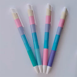 Kit 4 Canetas Coloridas CIS Dolce 0.4 Ponta Ultra Fina Pastel Planner Estudo