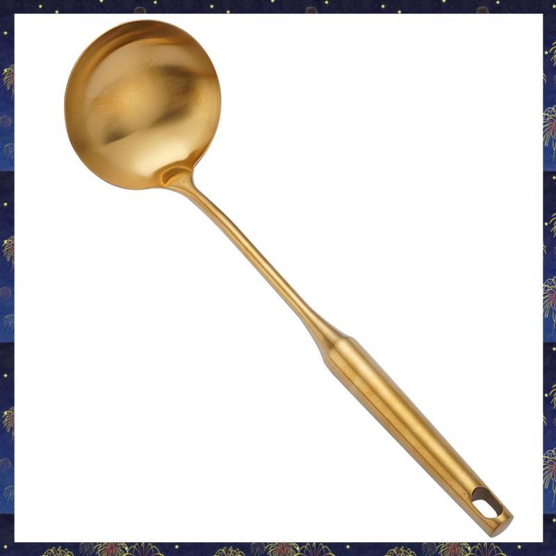 Concha De Sopa De Aço Inoxidável-Colher De Cozinha Elegante Para Servir