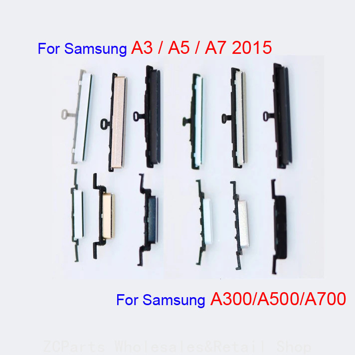Para Samsung A3 A5 A7 2015 A300 A500 A700 Botão Liga/Desliga Volume Lateral Cima