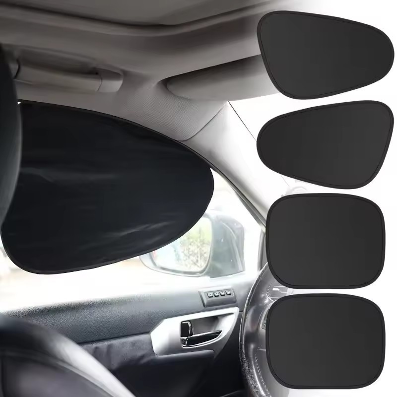 Viseira Solar Eletrostática Para Carro 4-1 Pares-Capa De Proteção Automática-Janela Lateral Do-Anti-Reflexo , Bloqueador