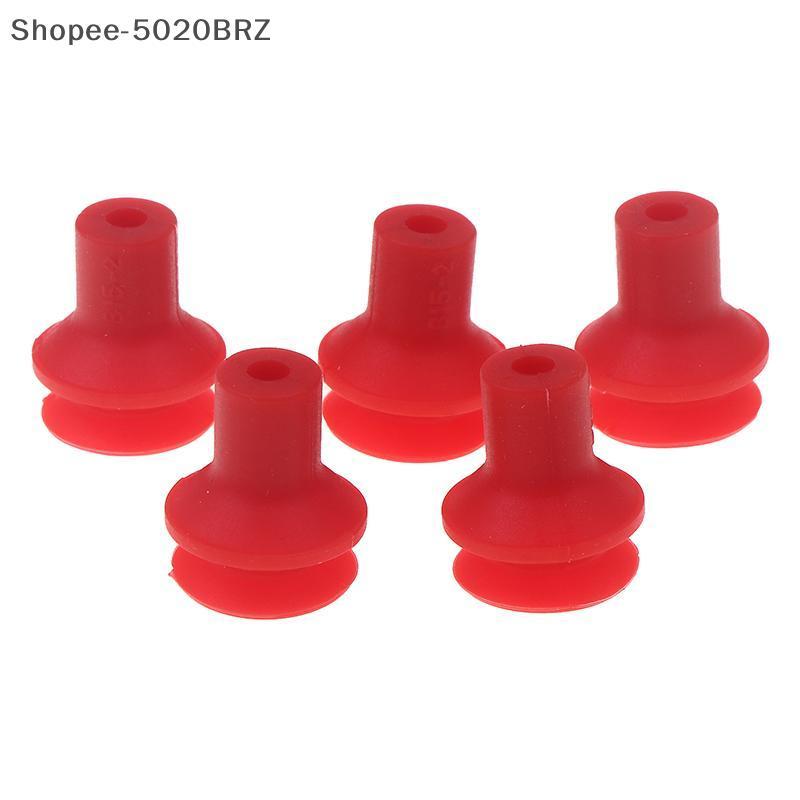[THEBR] 5 Pcs Ventosa Mecânica A Vácuo Manual Vermelho Ondulado U8 U15 B5/8/10/15 Acessórios Pneumáticos Industriais [BR
