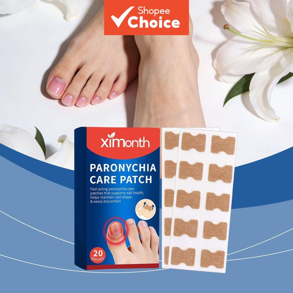 Patches Avançados para Cuidado das Unhas 20 unidades – Fórmula com Óleo Mineral e Cera de Abelha, Cuida Delicadamente