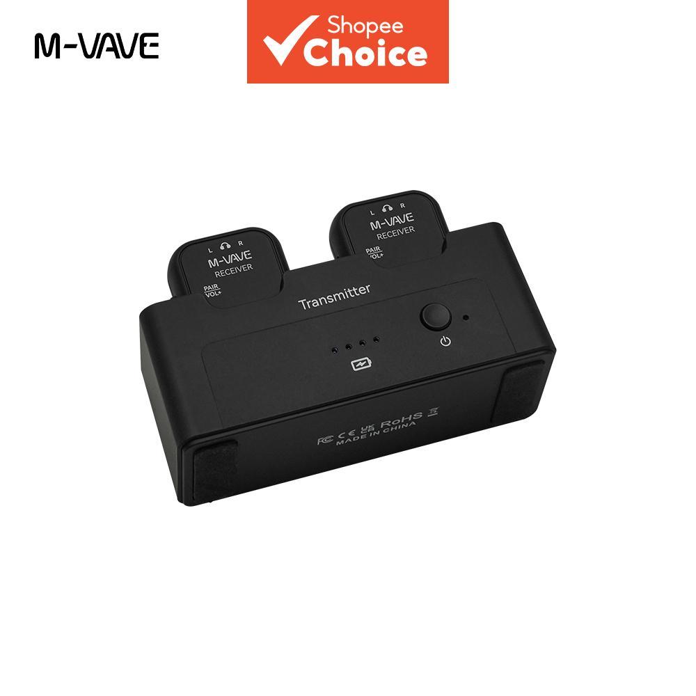  Sistema Sem Fio M-VAVE WP-12 2.4GHz para Guitarra Elétrica – Transmissor/Receptor com Monitoramento Bidirecional em