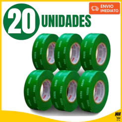 Kit 5 a 20 Fita Dupla Face Adesiva Extra Forte Resistente Massa Acrílica Envio Imediato