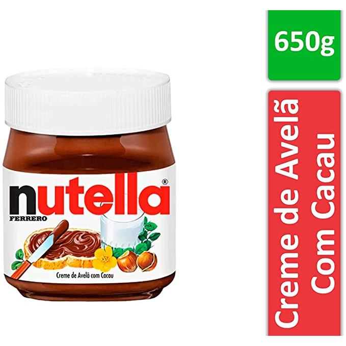 Nutella 650g Creme de Avelã em Oferta na Shopee