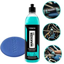 Kit Makker 2.0 Vonixx 500ml Maquiador Automotivo + Aplicador Espuma Azul