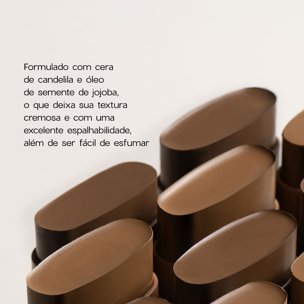 Detalhes do Contorno em Bastão Marrom Médio - Contour Stick Medium Océane Limited 14g