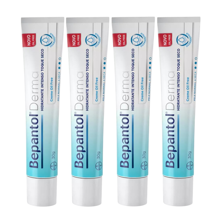 Bepantol Derma Toque Seco Creme Hidratante 30g KIT C/4 UN em Oferta na Shopee