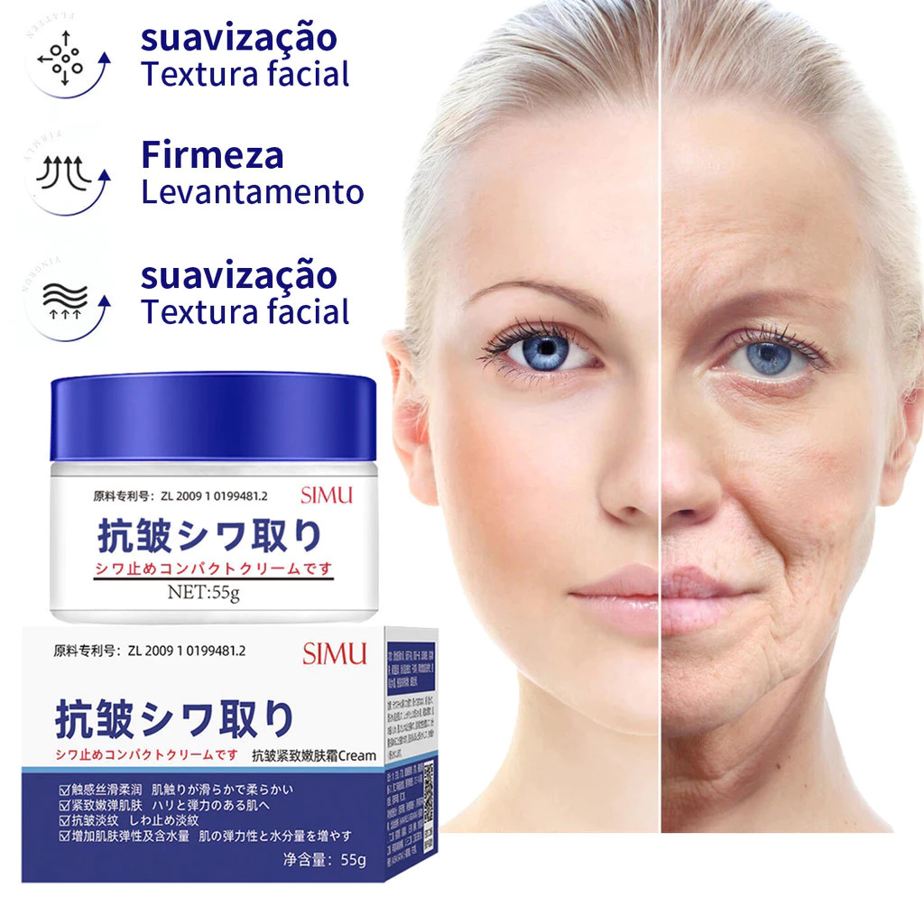Tecnologia Japonesa 28 Dias Creme Anti-Rugas Rejuvenescedor Da Pele Firmador De Bacalhau Retinol Creme Facial Anti Idade