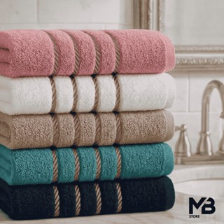 Kit 6 Toalha de Banho Grande Felpuda Macia Premium 100% Algodão Ótima Absorção em Oferta na Shopee