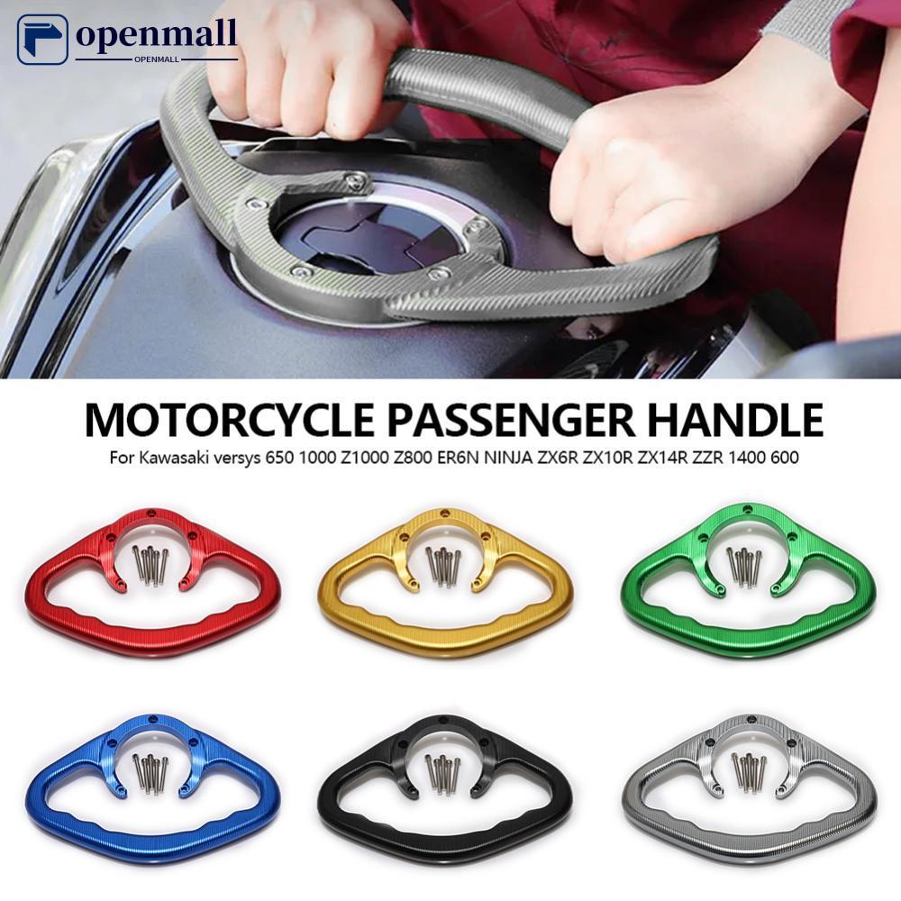 OMALL Alça Do Passageiro Da Motocicleta Barras De Apoio De Braço Tanque Para Kawasaki versys 650 1000 Z1000 Z800 ER6N NI