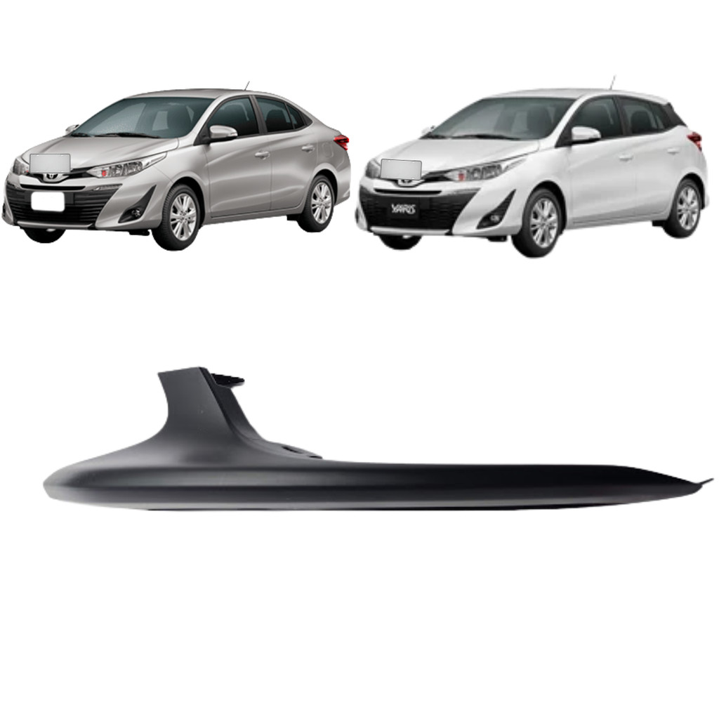 Moldura Esquerda  Inferior  Parachoque Dianteiro Yaris 2023