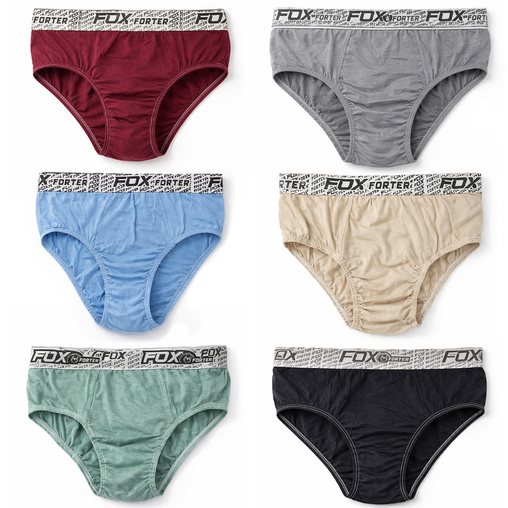Kit Cuecas Masculina de Algodão Tradicional Slip Básica Simples 100% Algodão P ao G3 Plus Size