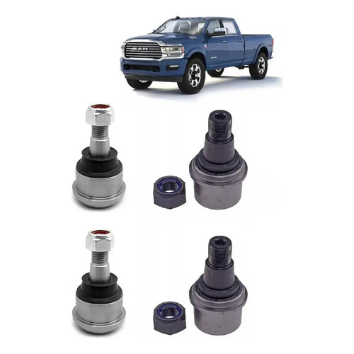 Kit Pivo Inferior + Superior Dodge Ram 2500 6.7 2015/2022
