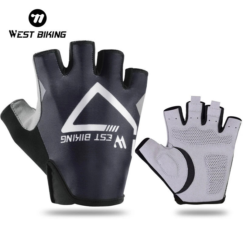 Luvas de ciclismo de verão da WEST BIKING, para homens e mulheres, respiráveis, para ciclismo de montanha (MTB), ciclism