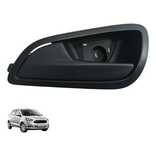 Macaneta Interna Porta Ford Ka 2015 2019 Dianteira Esquerda Preto Dianteira/traseira