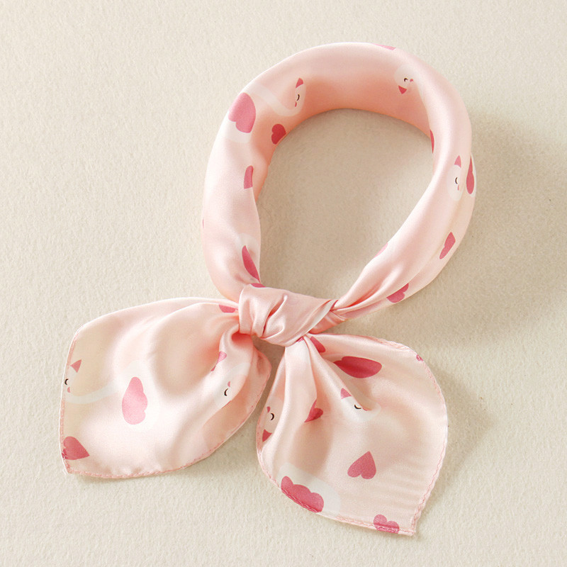 Primavera outono inverno versão coreana crianças lenços de seda Real meninas cachecóis de seda amoreira macio grande qua