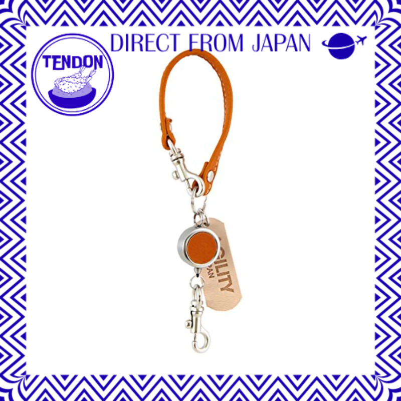 [Qualidade japonesa]Agility Affa (AGILITY affa) "Reel Strap 2" couro couro elegante elástico com carretilha