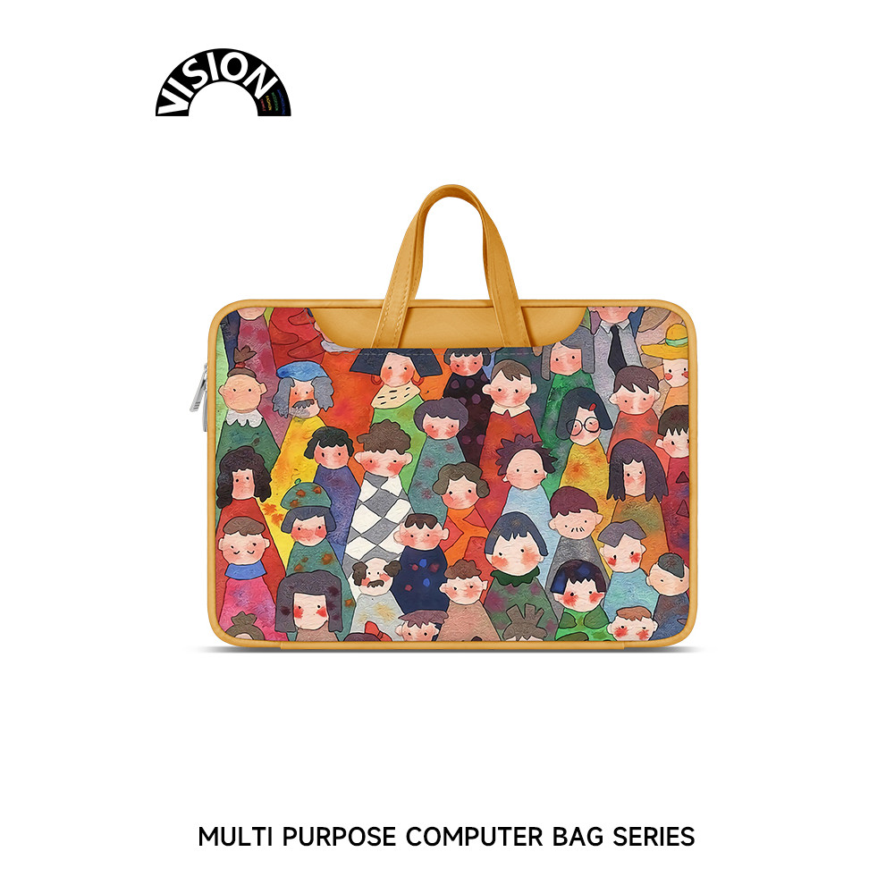 Bolsa para Laptop com Design Original V-SION portátil adequada para Apple macbook 15: 20 cm Shin-Chan air13.3 Huawei mat