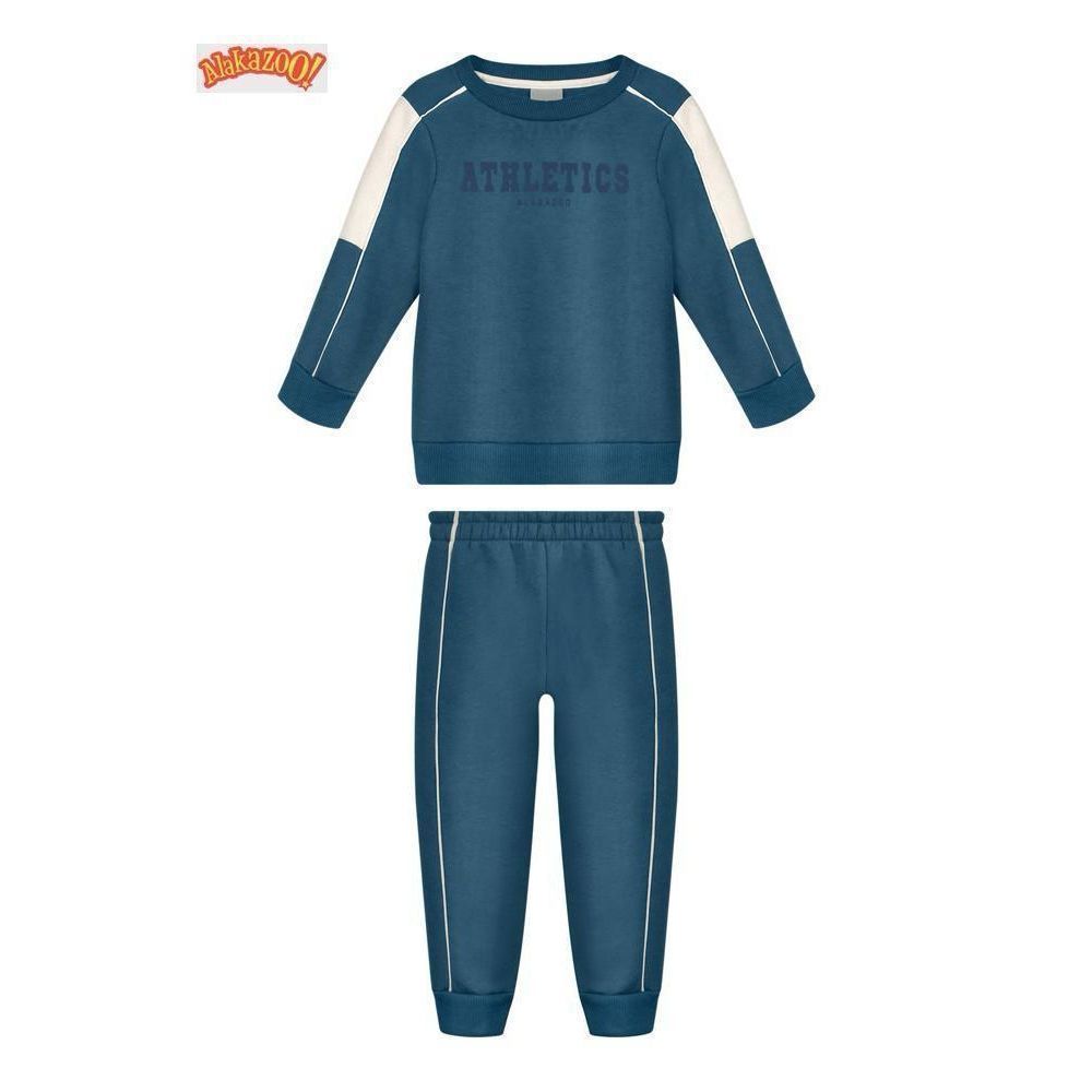 CONJUNTO MOLETOM FELPADO AZUL ONIX    - MASCULINO