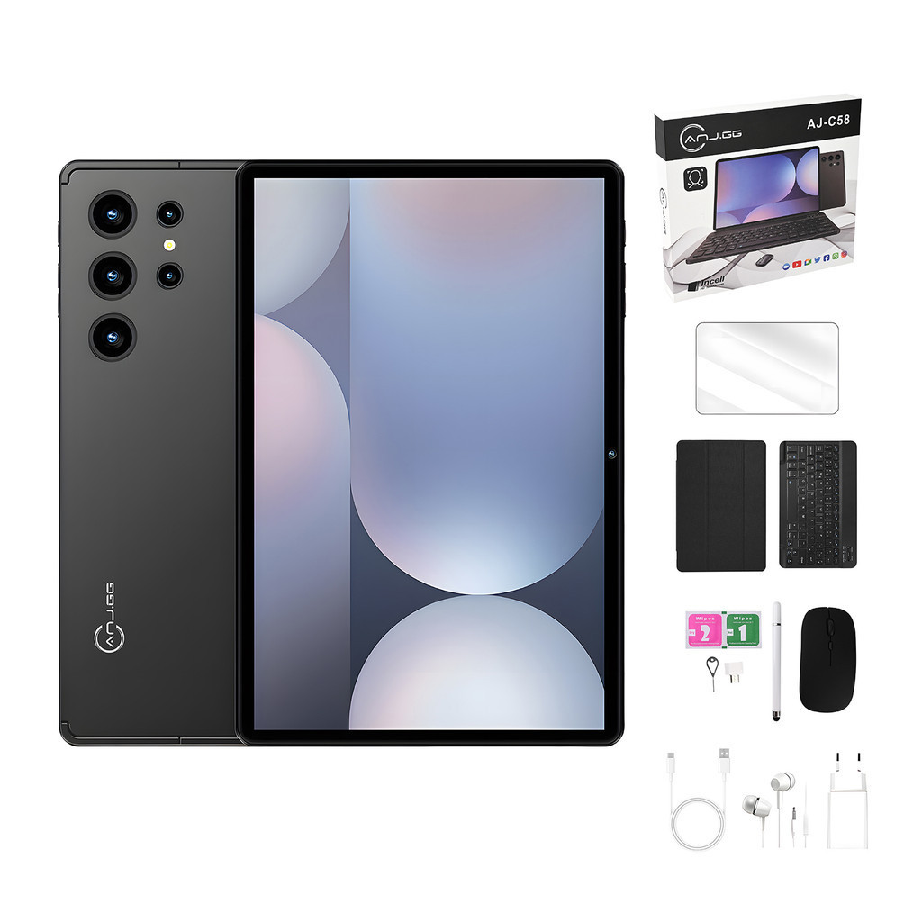Tablet 10.1 Polegadas 6GB 128GB 5G Android Octa Core WiFi Bluetooth Dual Câmera