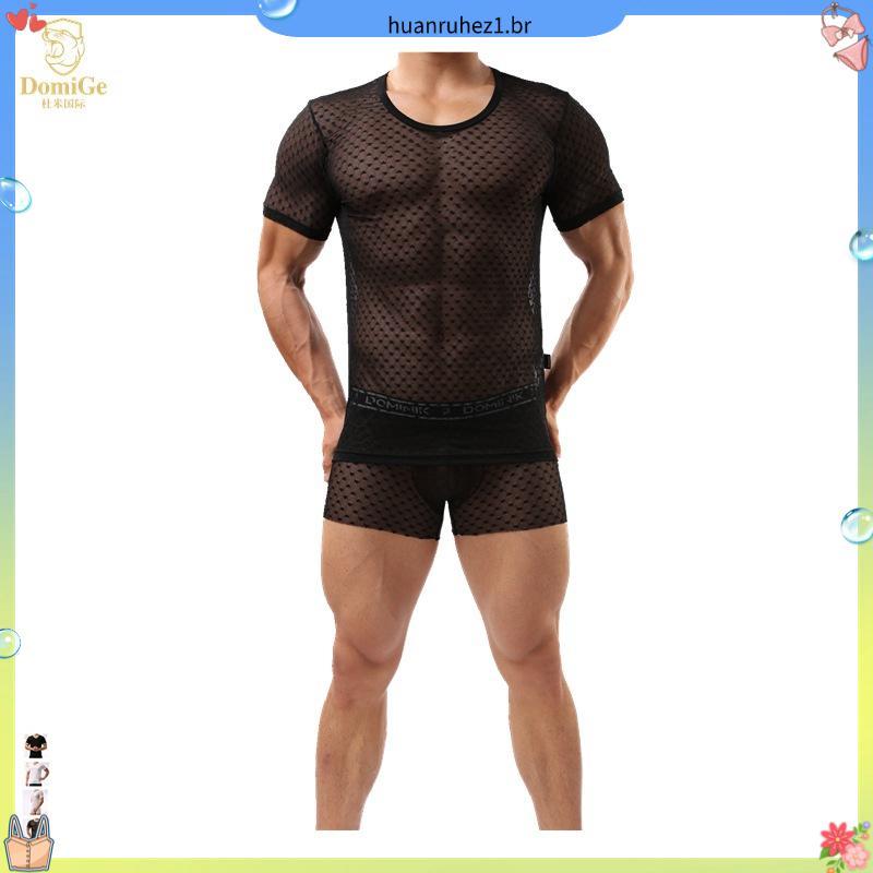 Pijama Masculino Curto Lupo 28000-001