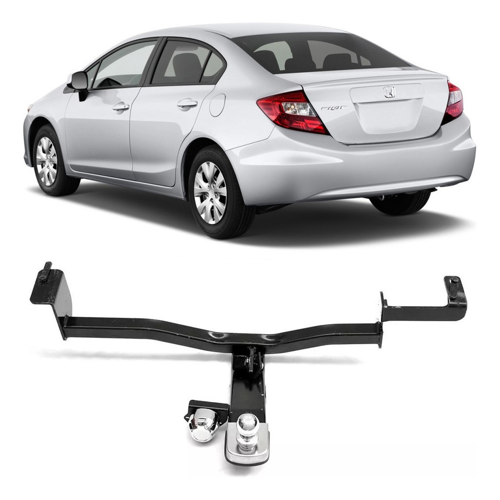 Engate Reboque Rabicho Fixo 700kg Honda Civic 2006 A 2016