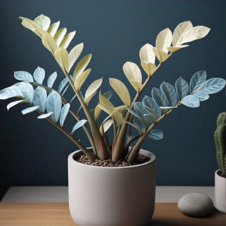 100 Sementes de Zamiocuca Marfim Azulado Com Manual de Plantio V V em Oferta na Shopee