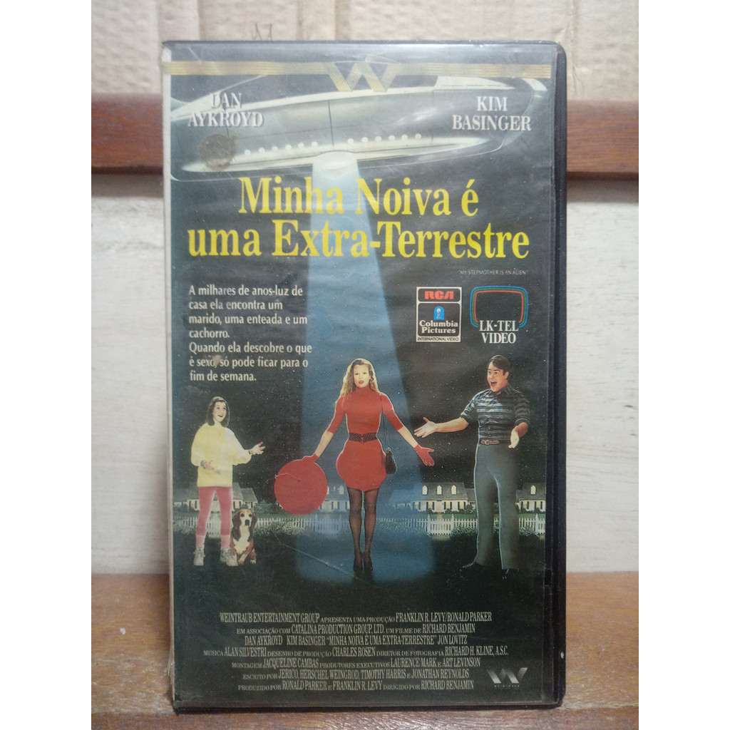 Vhs Minha Noiva É Uma Extra-terrestre - Dan Aykroyd - Kim Basing