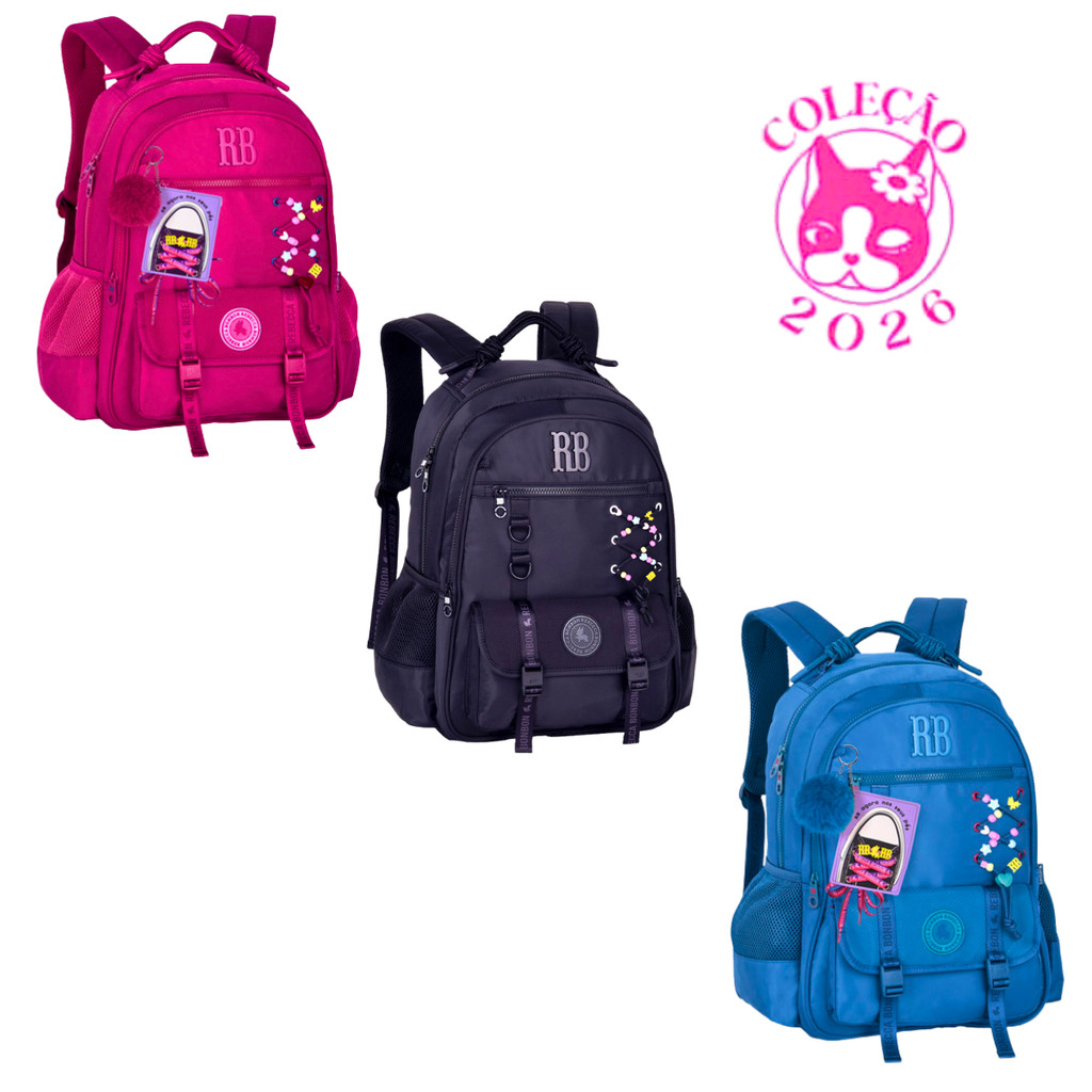 Mochila de Costas Rebecca Bonbon Beaded Fun - Clio Style em Oferta na Shopee