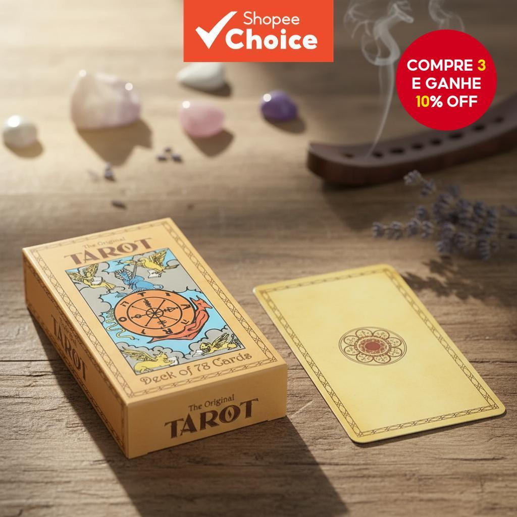Tarot Original 78 Cartas, Tarot Rider Waite, Decks de Tarot Tradicionais
