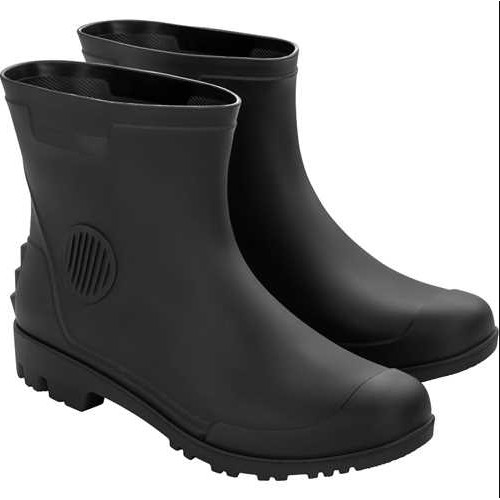 Bota (Aa) Pvc 45/46 Preta C3/4 Cf Vonder