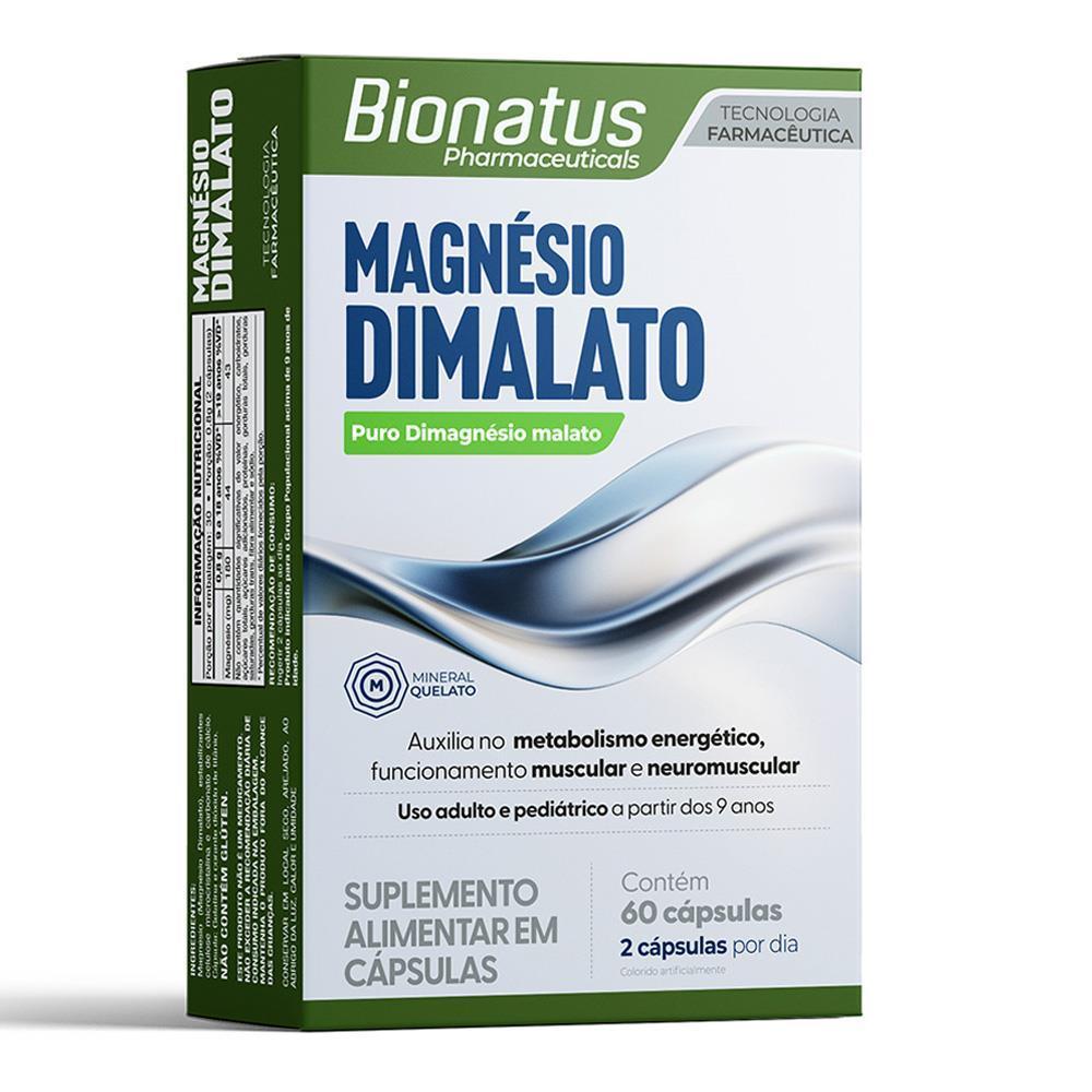 Magnésio Dimalato Suplemento Com 60 Cápsulas em Oferta na Shopee