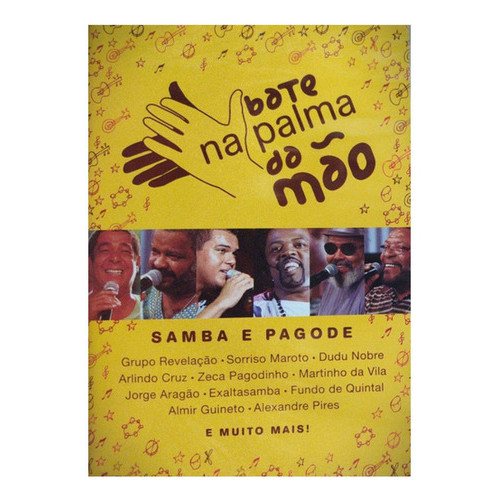 Bate Na Palma Da Mão Samba E Pagode Dvd Original Lacrado